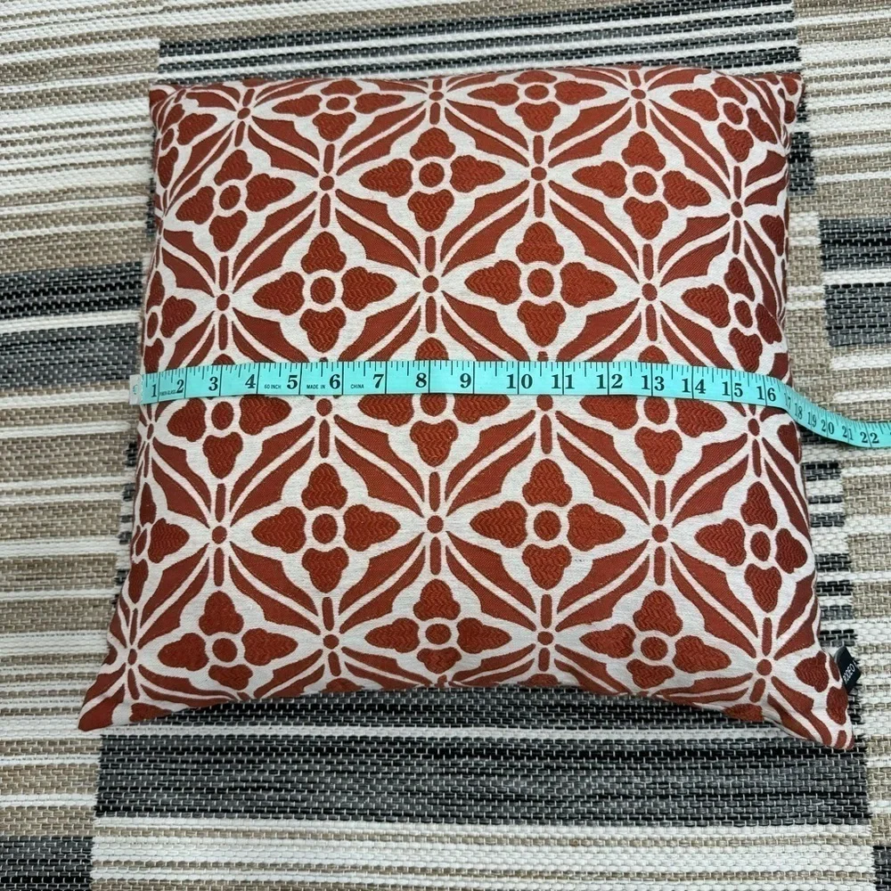 Rodeo Home Printed Decorative Square Pillow